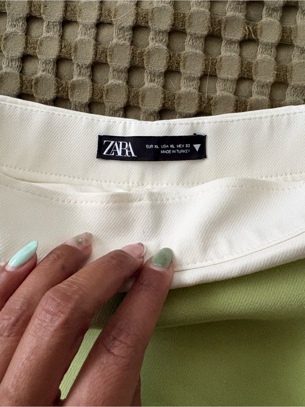 Zara Wrap Skort (Lime Green or White) - Picture 9 of 9
